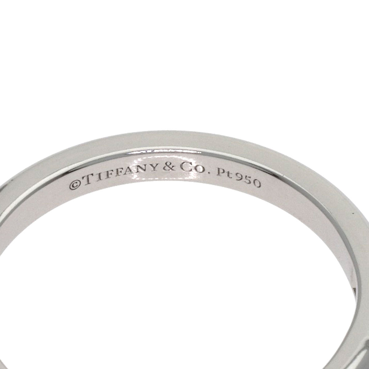 TIFFANY&Co. Forever 3P Diamond Ring Platinum PT950 Ladies [Used]