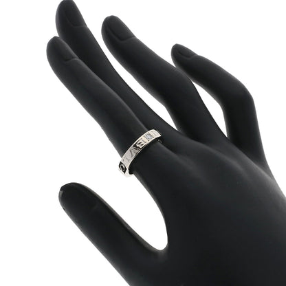 BVLGARI Double logo Diamond Ring K18 White Gold Ladies [Used]