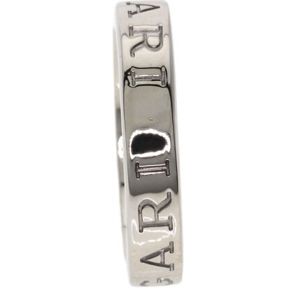 BVLGARI Double logo Diamond Ring K18 White Gold Ladies [Used]
