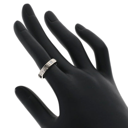 BVLGARI Double logo Diamond Ring K18 White Gold Ladies [Used]
