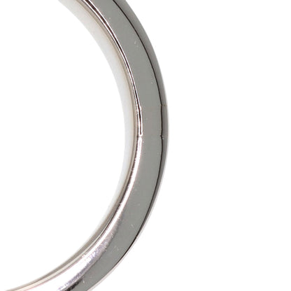 BVLGARI Double logo 1P Diamond Ring K18 White Gold Ladies [Used]