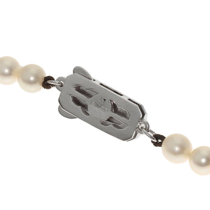 MIKIMOTO Pearl Pearl Necklace Silver Ladies [Used]