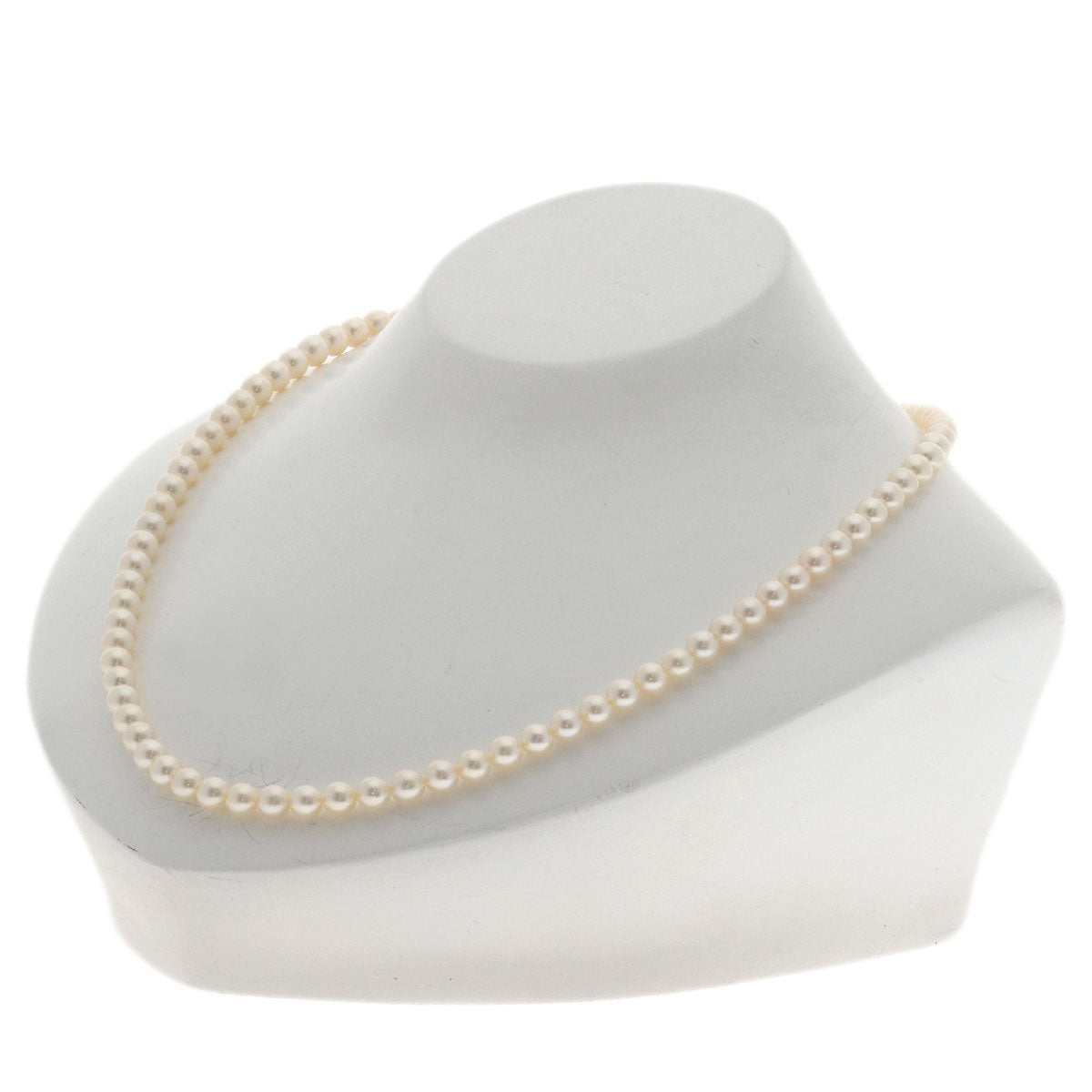 MIKIMOTO Pearl Pearl Necklace Silver Ladies [Used]