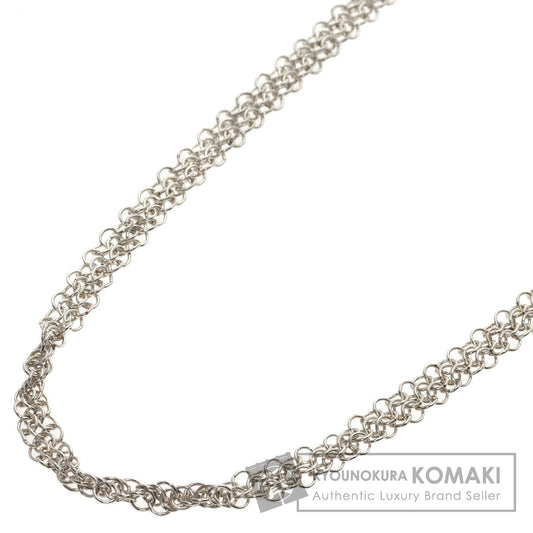 TIFFANY&Co. Somerset Mesh Long Necklace Silver Ladies [Used]