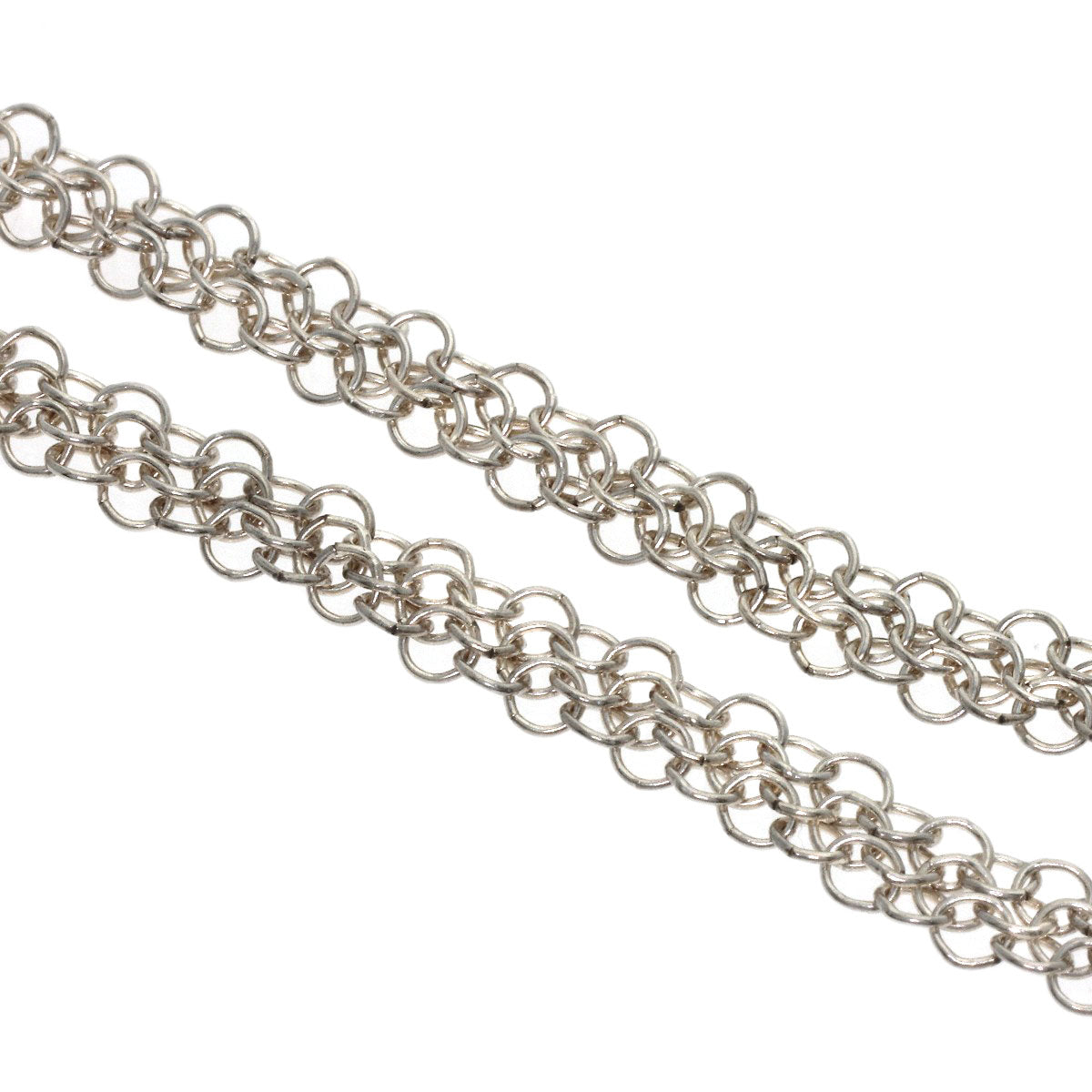 TIFFANY&Co. Somerset Mesh Long Necklace Silver Ladies [Used]