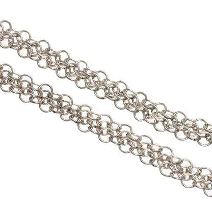 TIFFANY&Co. Somerset Mesh Long Necklace Silver Ladies [Used]