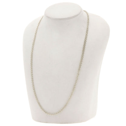 TIFFANY&Co. Somerset Mesh Long Necklace Silver Ladies [Used]