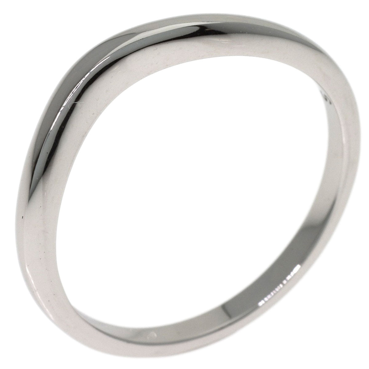 BVLGARI Curved band Ring Platinum PT950 Ladies [Used]