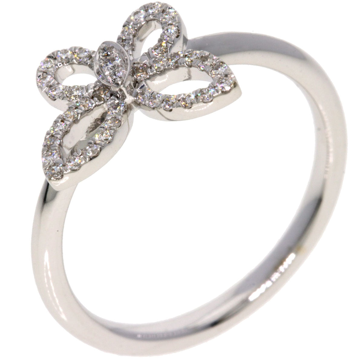 GRAFF Butterfly Mini Diamond Ring K18 White Gold Ladies [Used]