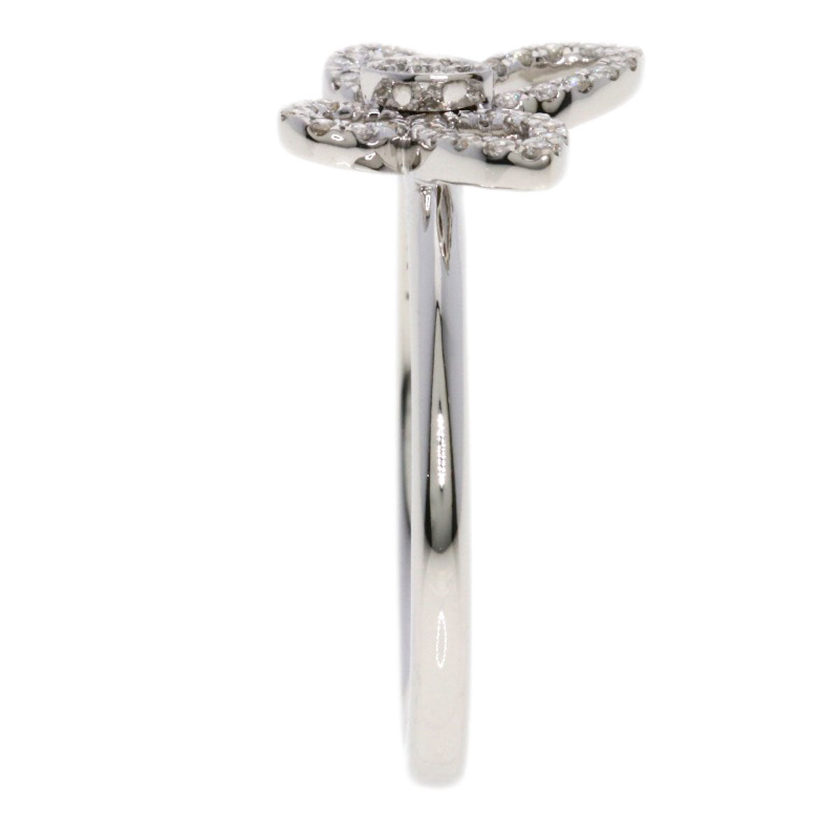 GRAFF Butterfly Mini Diamond Ring K18 White Gold Ladies [Used]
