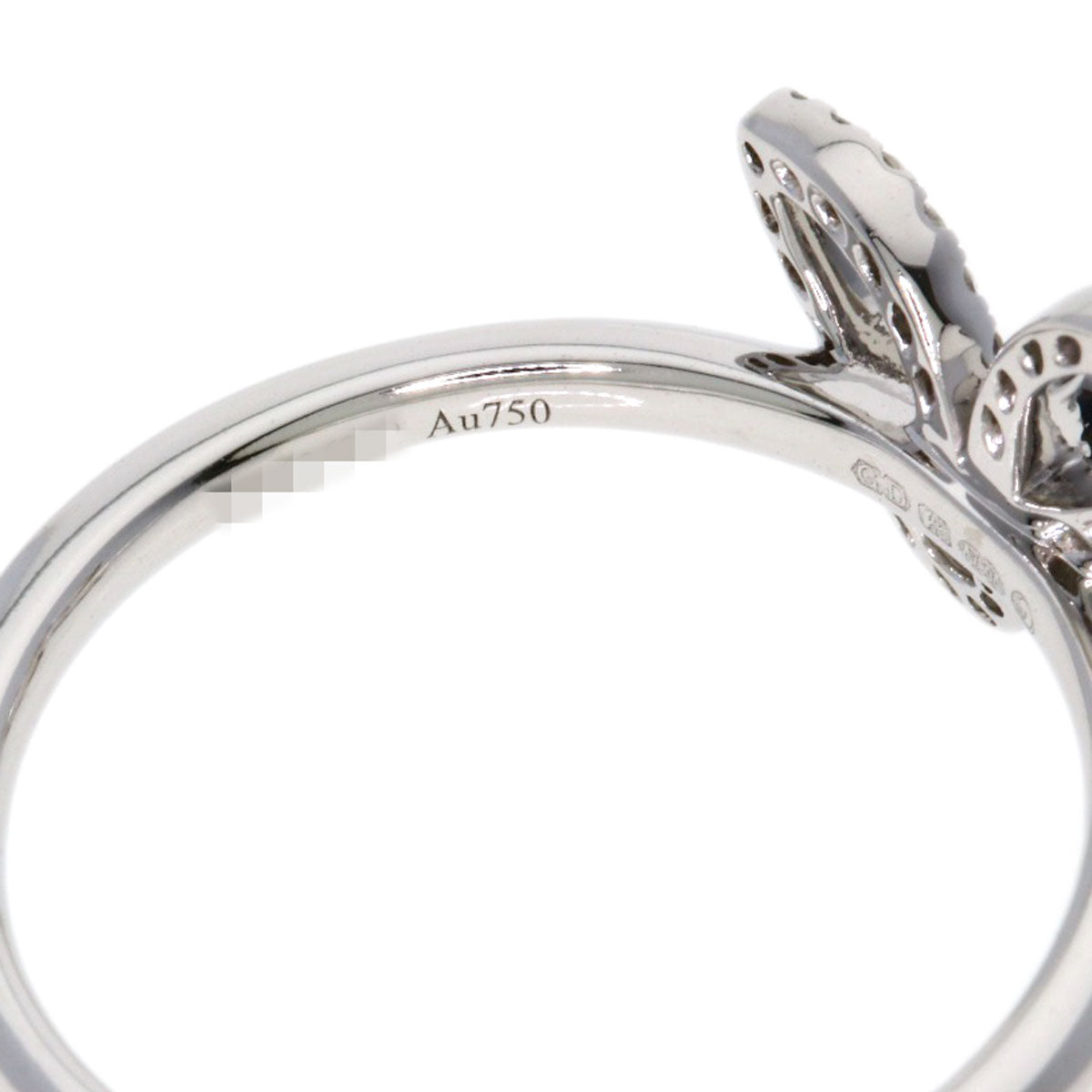 GRAFF Butterfly Mini Diamond Ring K18 White Gold Ladies [Used]