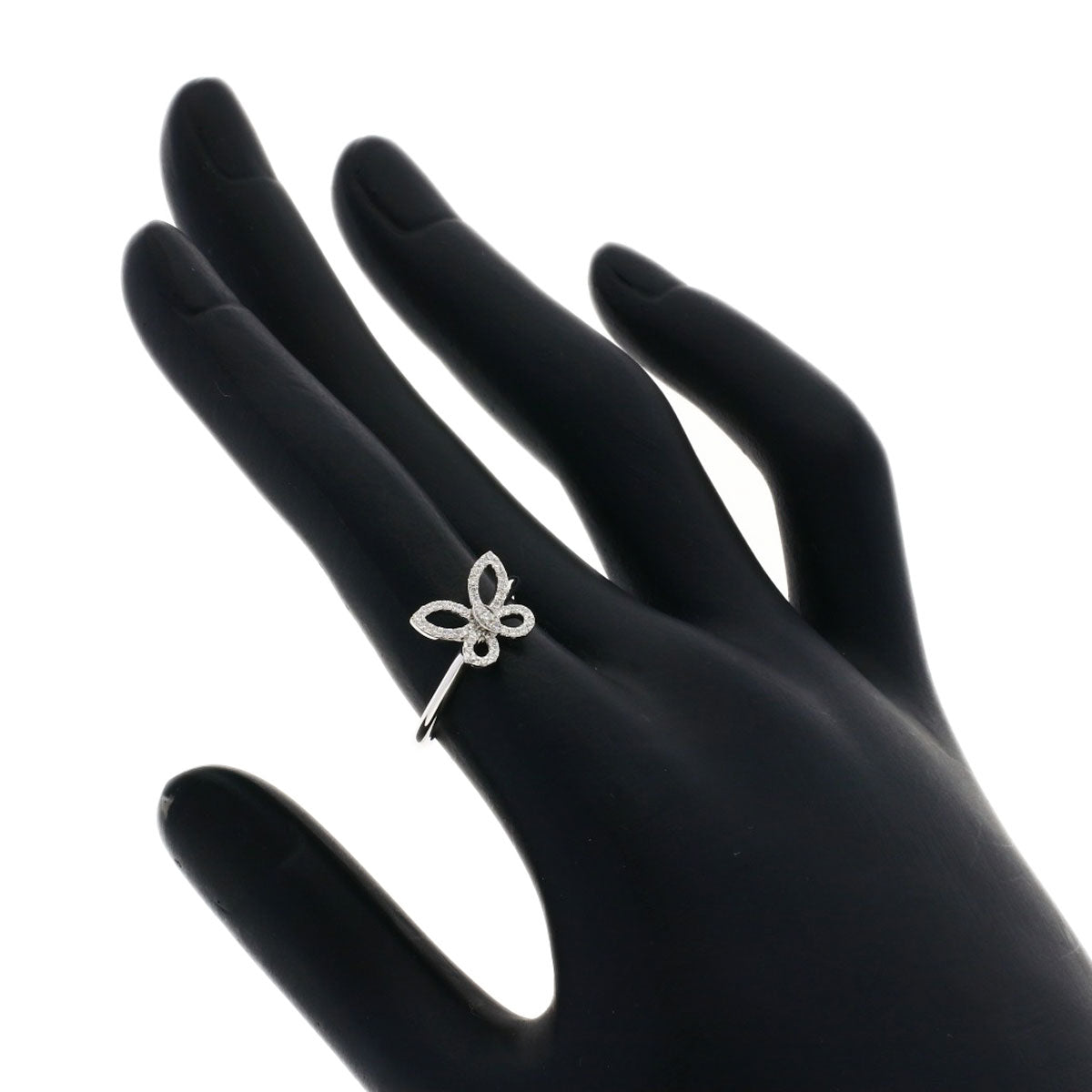 GRAFF Butterfly Mini Diamond Ring K18 White Gold Ladies [Used]