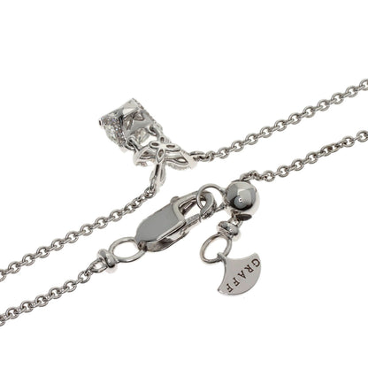 GRAFF Classic Butterfly Round Blue Lillian Cut Diamond Necklace K18 White Gold Ladies [Used]