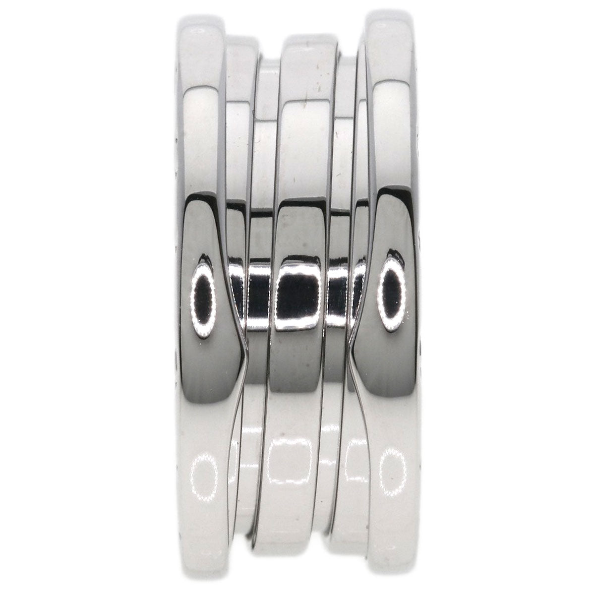 BVLGARI B.zero1 3 band #52 Ring K18 White Gold Ladies [Used]