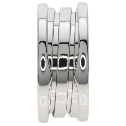 BVLGARI B.zero1 3 band #52 Ring K18 White Gold Ladies [Used]