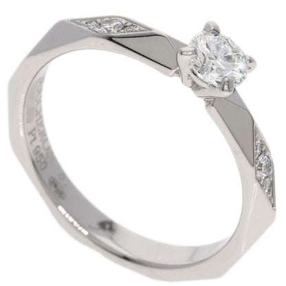 Boucheron Facet Diamond F-VVS1 3EX #51 Ring Platinum PT950 Ladies [Used]