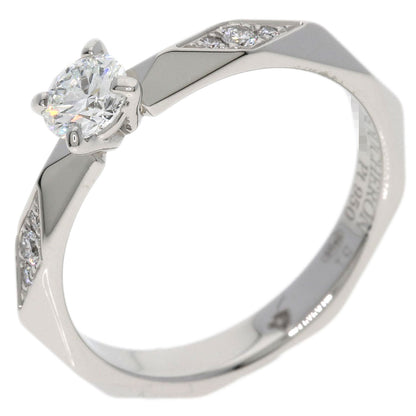 Boucheron Facet Diamond F-VVS1 3EX #51 Ring Platinum PT950 Ladies [Used]