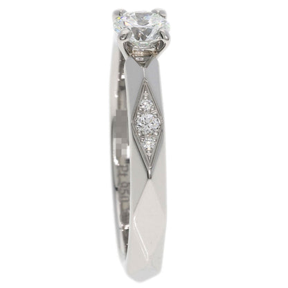 Boucheron Facet Diamond F-VVS1 3EX #51 Ring Platinum PT950 Ladies [Used]