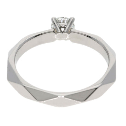 Boucheron Facet Diamond F-VVS1 3EX #51 Ring Platinum PT950 Ladies [Used]