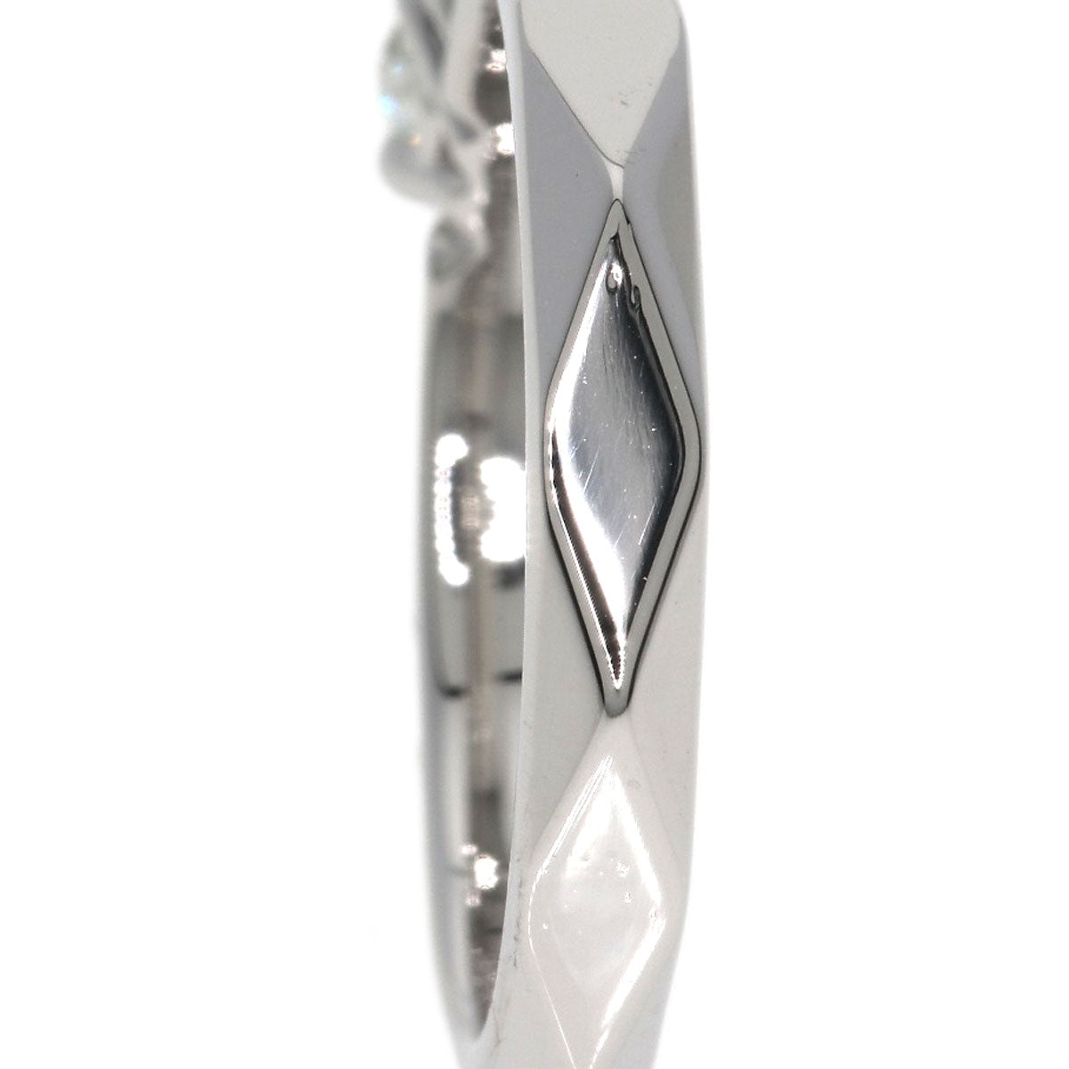 Boucheron Facet Diamond F-VVS1 3EX #51 Ring Platinum PT950 Ladies [Used]