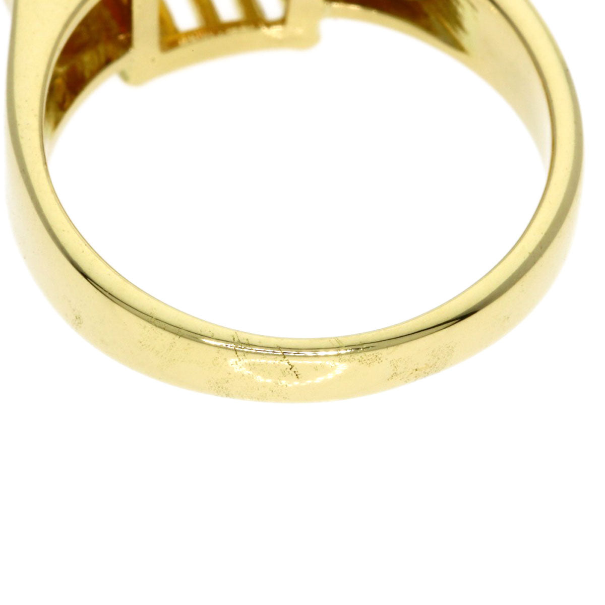 MIKIMOTO Topaz Ring K18 Yellow Gold Ladies [Used]