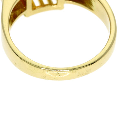 MIKIMOTO Topaz Ring K18 Yellow Gold Ladies [Used]