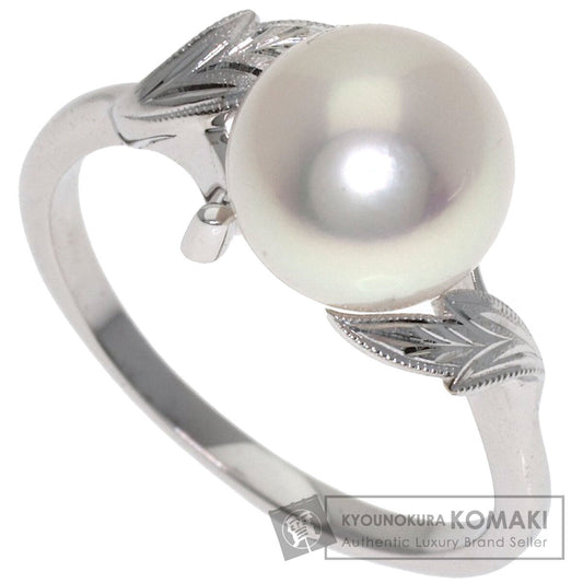 MIKIMOTO Pearl Pearl Ring K18 White Gold Ladies [Used]