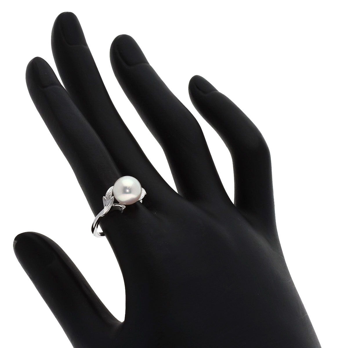 MIKIMOTO Pearl Pearl Ring K18 White Gold Ladies [Used]