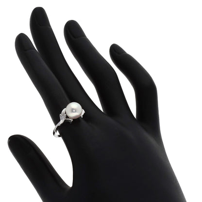 MIKIMOTO Pearl Pearl Ring K18 White Gold Ladies [Used]