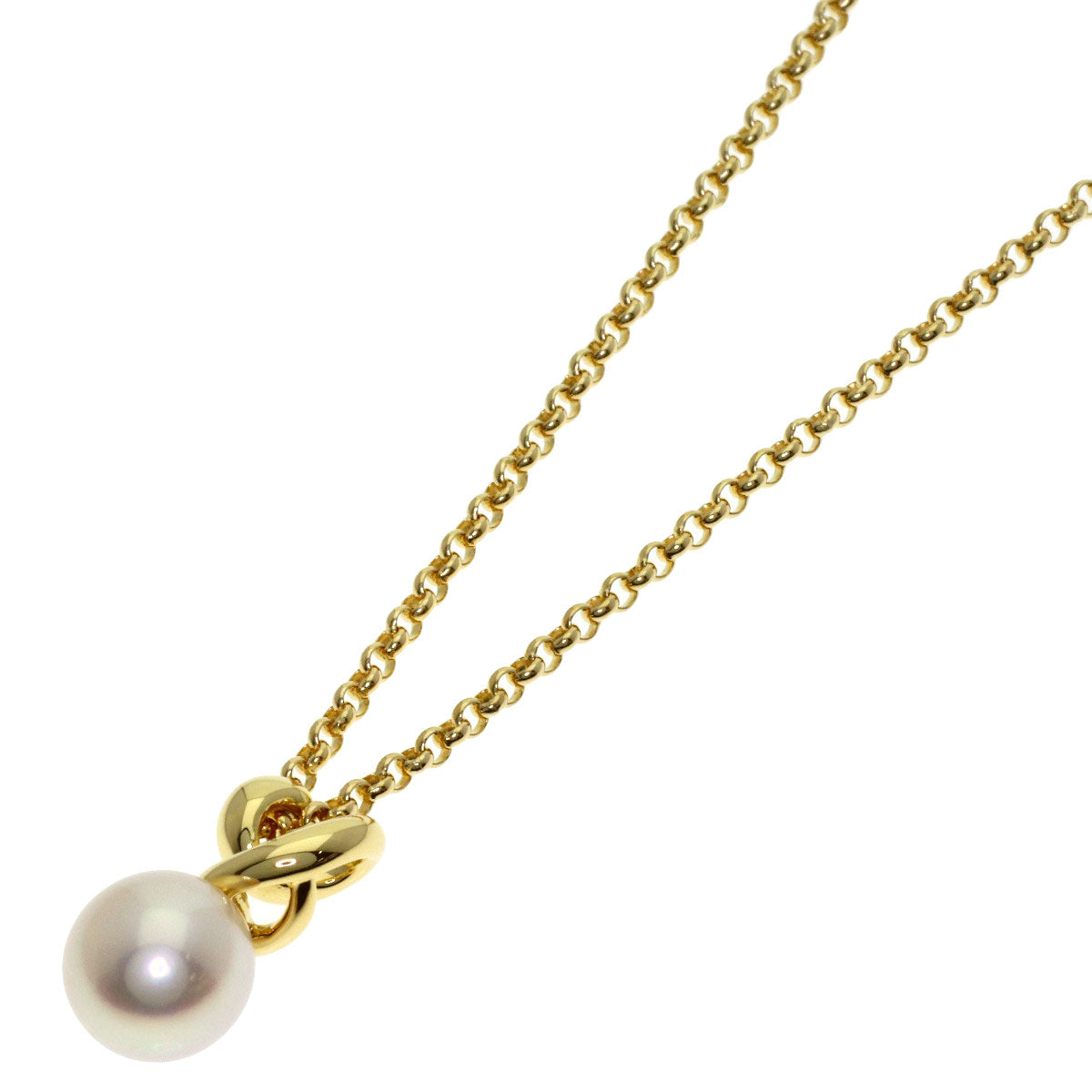 MIKIMOTO Pearl Pearl Necklace K18 Yellow Gold Ladies [Used]