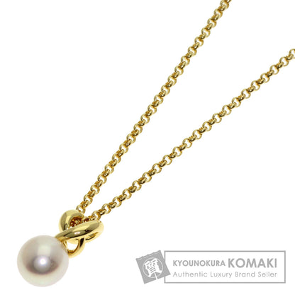 MIKIMOTO Pearl Pearl Necklace K18 Yellow Gold Ladies [Used]