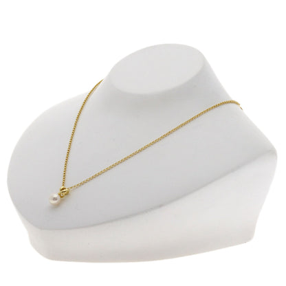 MIKIMOTO Pearl Pearl Necklace K18 Yellow Gold Ladies [Used]