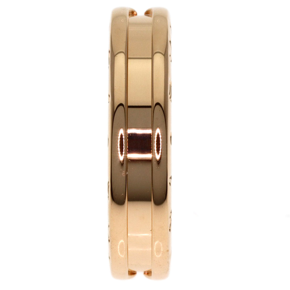 BVLGARI B.zero1 1 band #48 Ring K18 Pink Gold Ladies [Used]