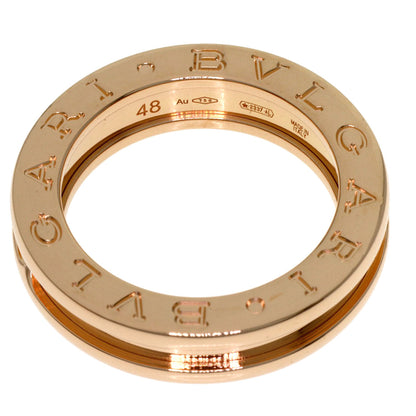 BVLGARI B.zero1 1 band #48 Ring K18 Pink Gold Ladies [Used]