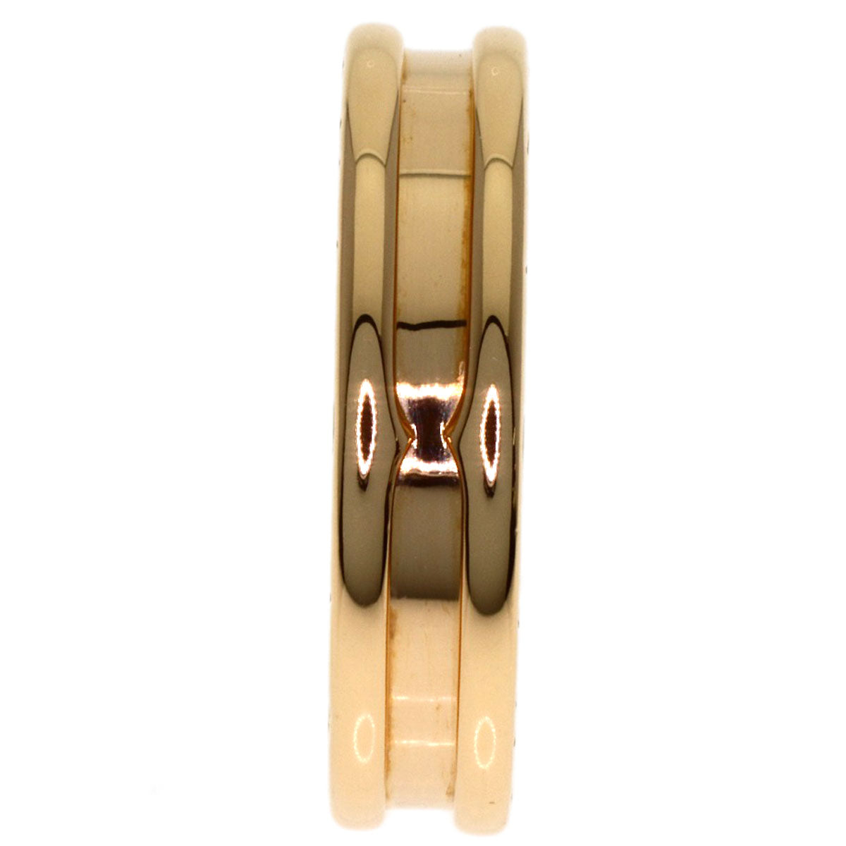 BVLGARI B.zero1 1 band #48 Ring K18 Pink Gold Ladies [Used]