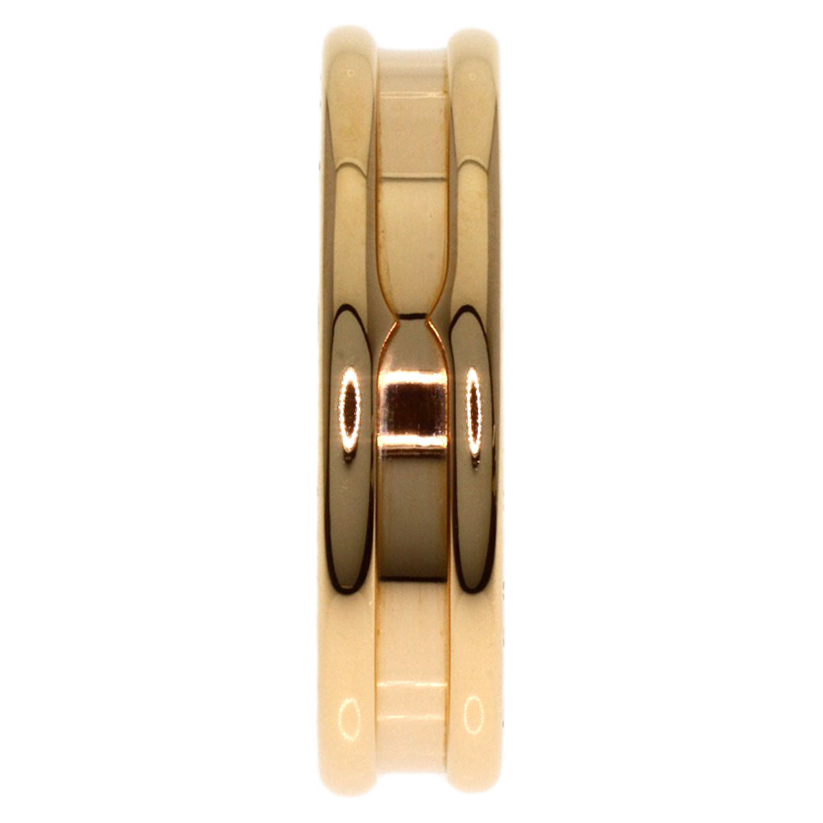BVLGARI B.zero1 1 band #48 Ring K18 Pink Gold Ladies [Used]