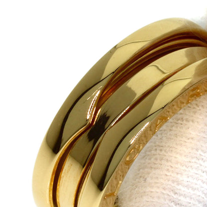 BVLGARI B.zero1 2 Band #48 Ring K18 Yellow Gold Ladies [Used]
