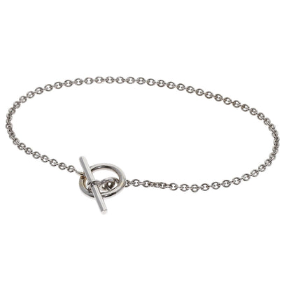 HERMES Mini Shane Dunkle Bracelet K18 White Gold Ladies [Used]