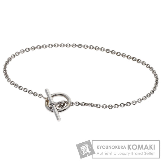 HERMES Mini Shane Dunkle Bracelet K18 White Gold Ladies [Used]