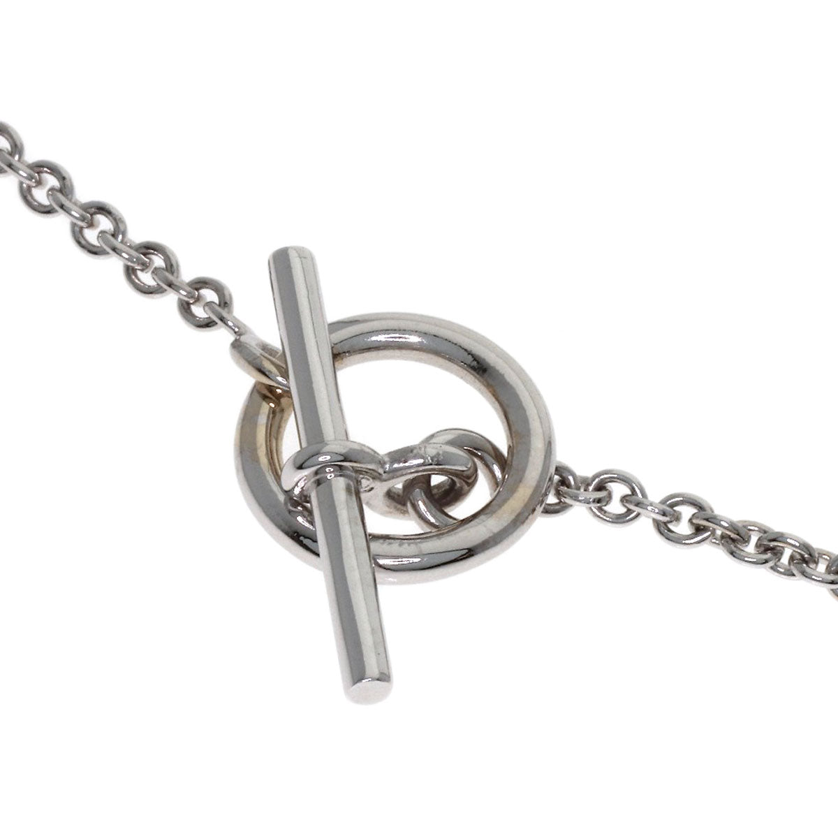 HERMES Mini Shane Dunkle Bracelet K18 White Gold Ladies [Used]