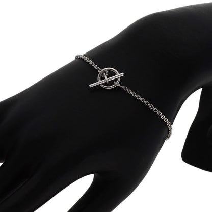 HERMES Mini Shane Dunkle Bracelet K18 White Gold Ladies [Used]