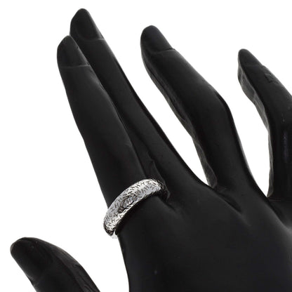 HERMES Touboo #54 Ring K18 White Gold Ladies [Used]