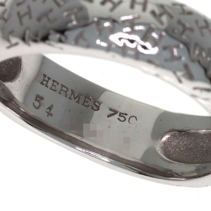 HERMES Touboo #54 Ring K18 White Gold Ladies [Used]