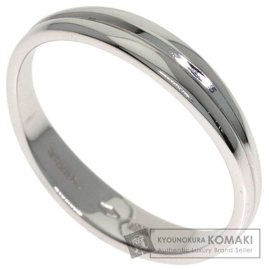 TIFFANY&Co. Double Wave Ring K18 White Gold Ladies [Used]