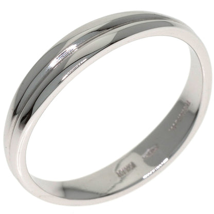 TIFFANY&Co. Double Wave Ring K18 White Gold Ladies [Used]