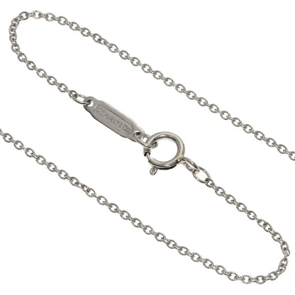 TIFFANY&Co. Heart key Diamond Necklace Platinum PT950 Ladies [Used]
