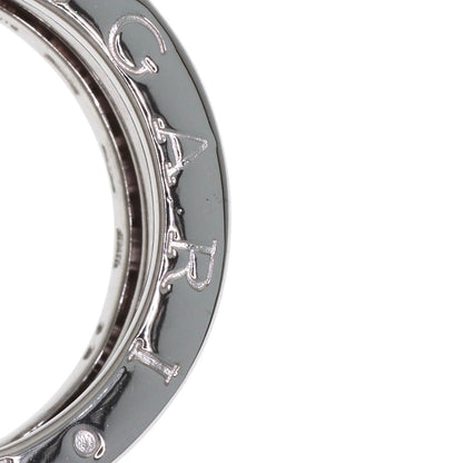BVLGARI B.zero1 2 Band #51 Ring K18 White Gold Ladies [Used]