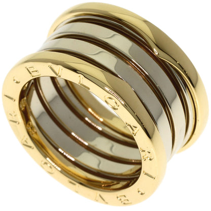 BVLGARI B.zero1 4-band Ginza Limited Edition #50 Ring K18 Yellow Gold K18 White GoldLadies [Used]