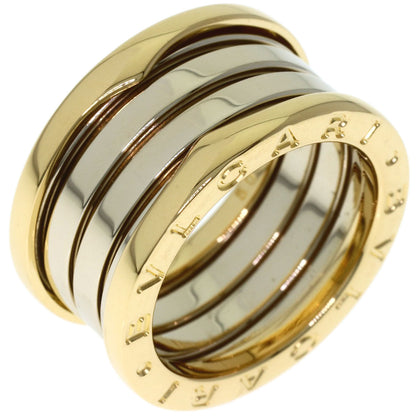 BVLGARI B.zero1 4-band Ginza Limited Edition #50 Ring K18 Yellow Gold K18 White GoldLadies [Used]