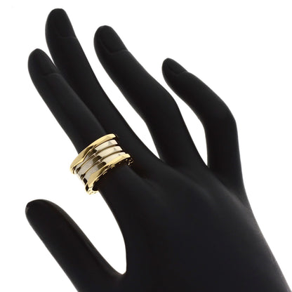 BVLGARI B.zero1 4-band Ginza Limited Edition #50 Ring K18 Yellow Gold K18 White GoldLadies [Used]